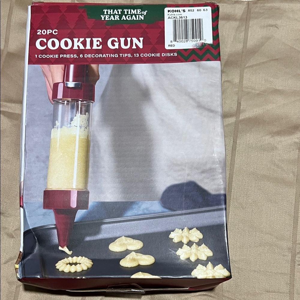 20pc Cookie Gun for cookies and decorations
